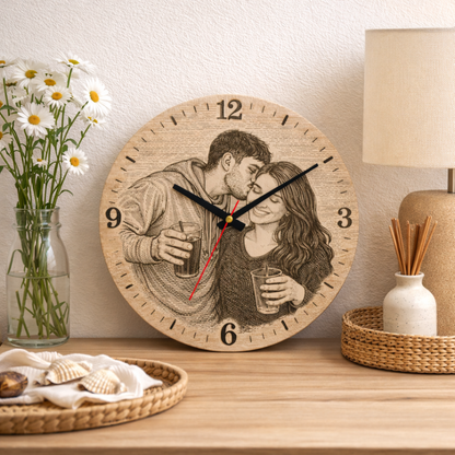 Orologio con ritratto