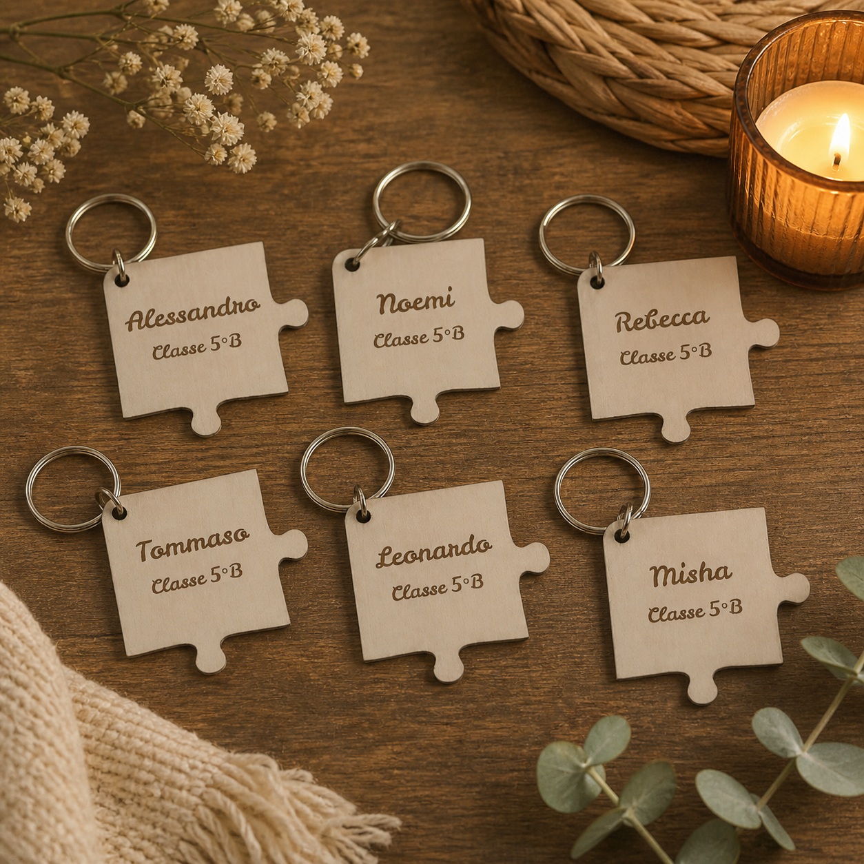 Portachiavi puzzle