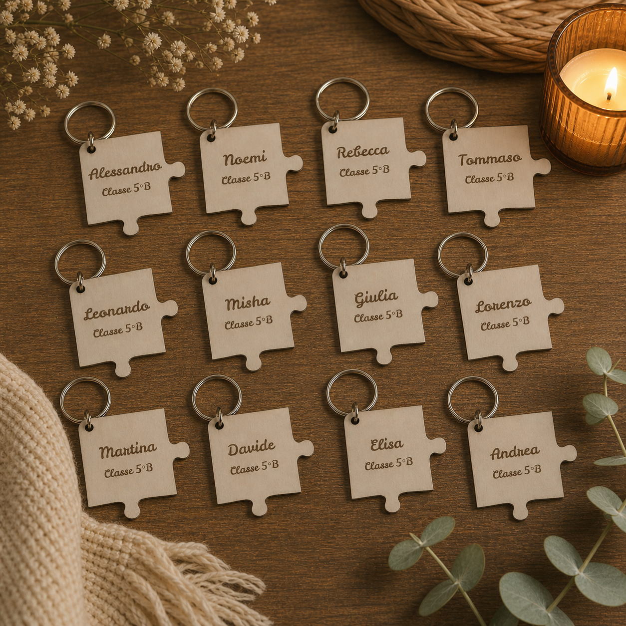 Portachiavi puzzle