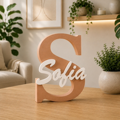 Lettera 3D personalizzata