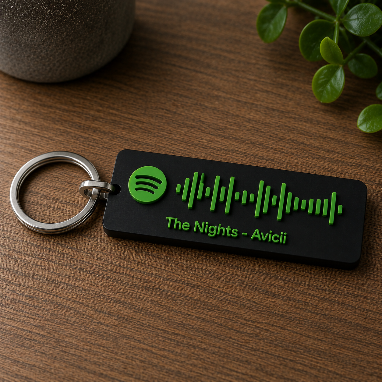 Portachiavi 3D con Spotify Code