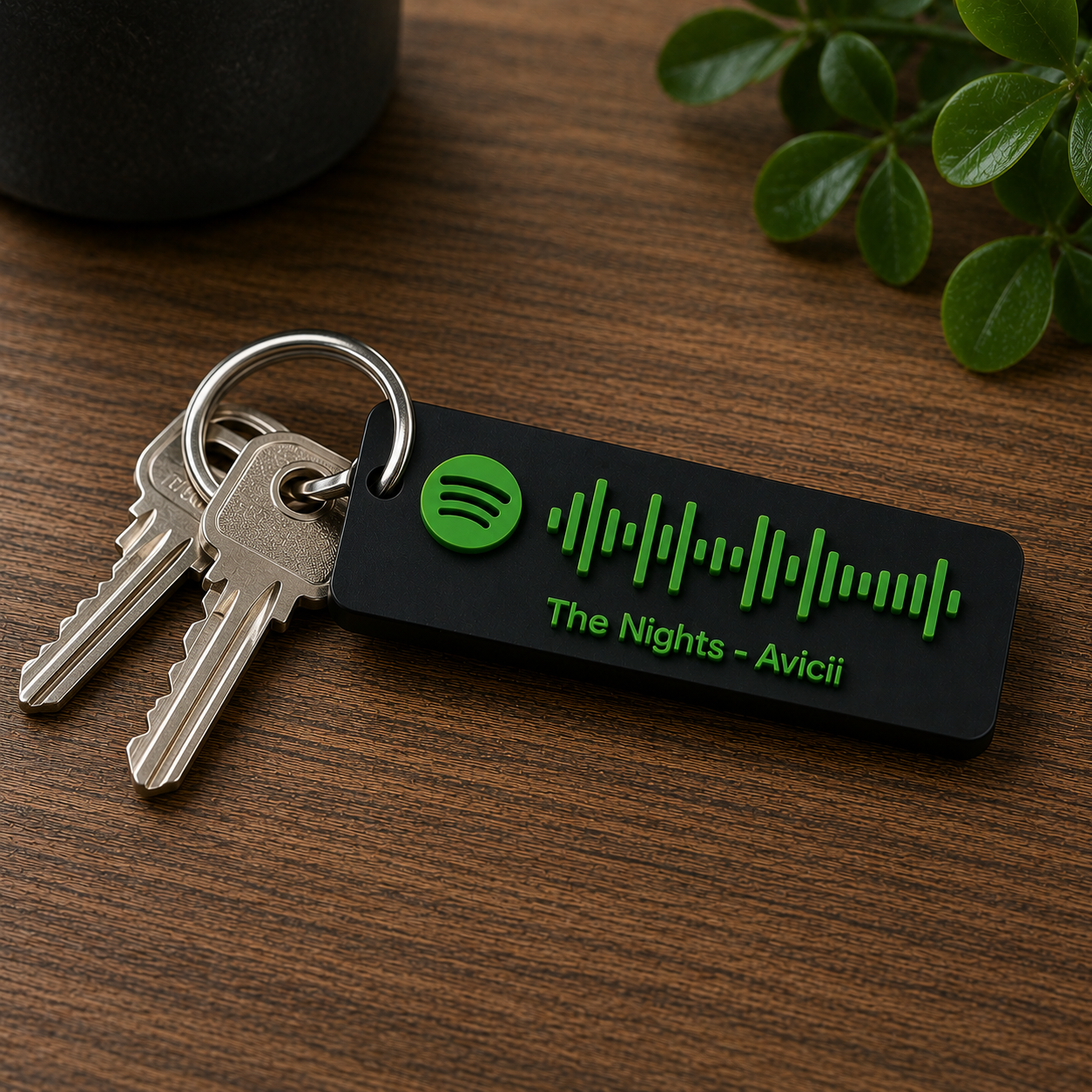 Portachiavi 3D con Spotify Code