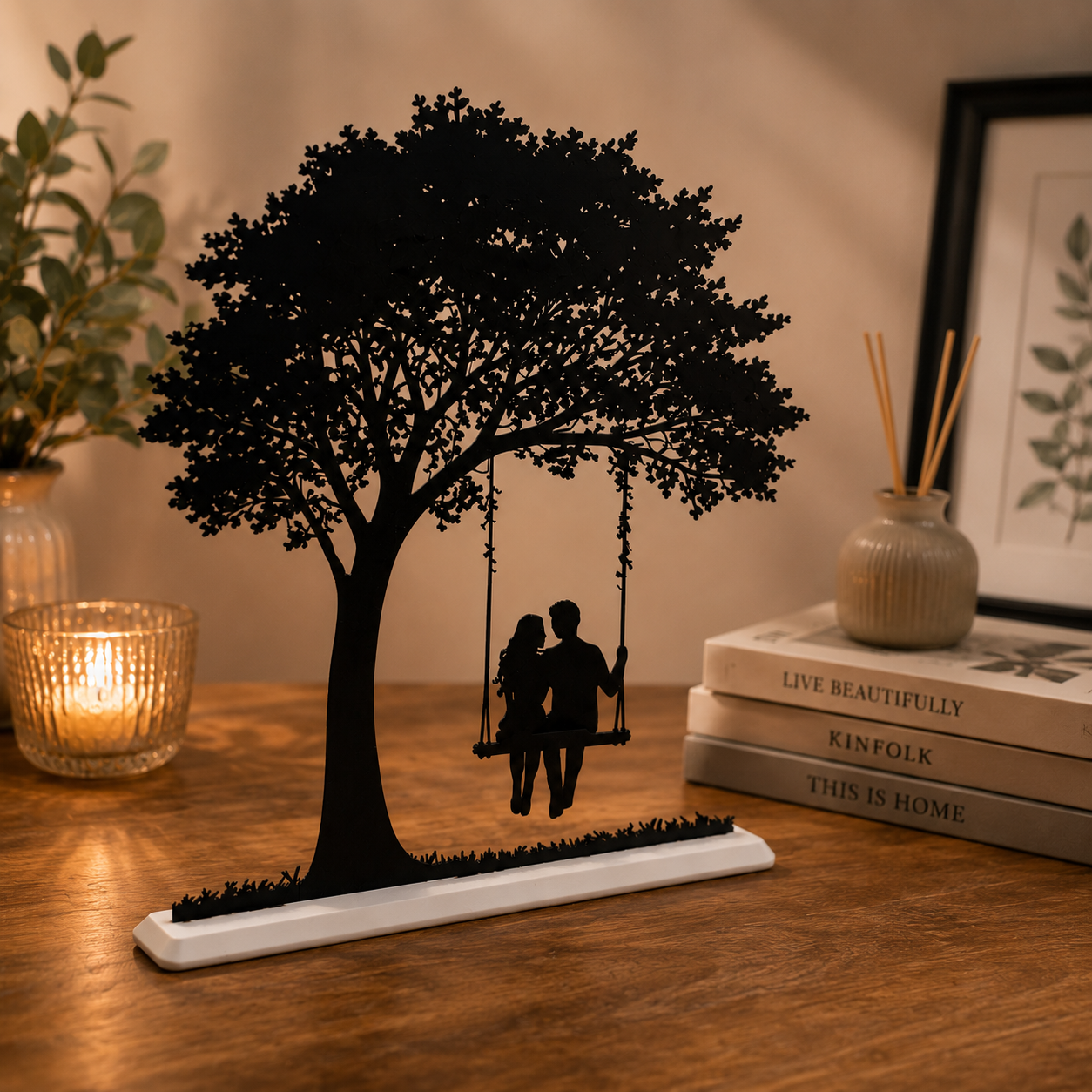 Albero 3D con altalena