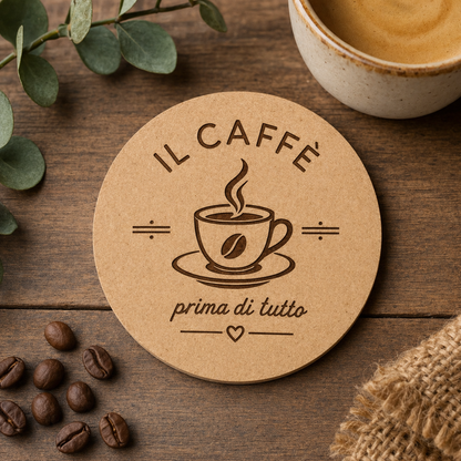 Sottobicchiere in legno