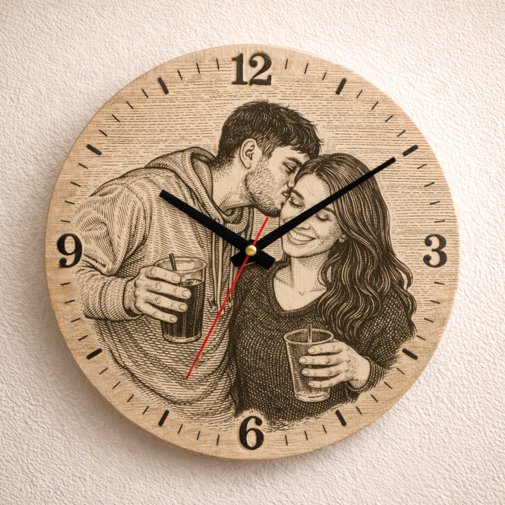 Orologio con ritratto