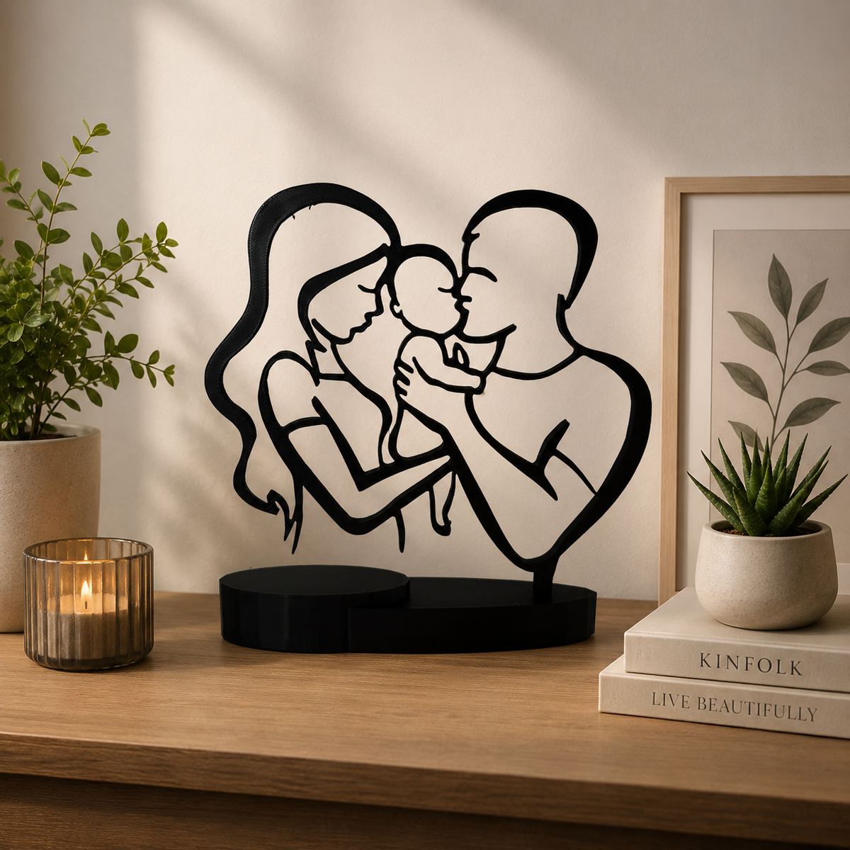 Decorazione 3D famiglia