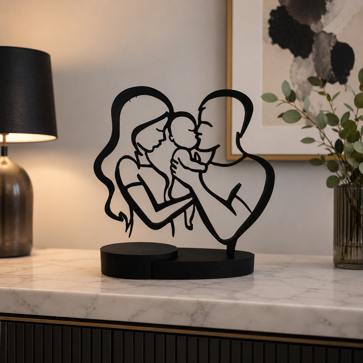 Decorazione 3D famiglia
