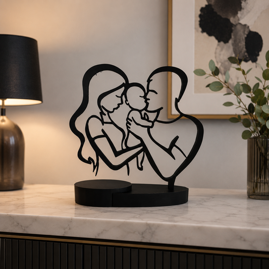 Decorazione 3D famiglia