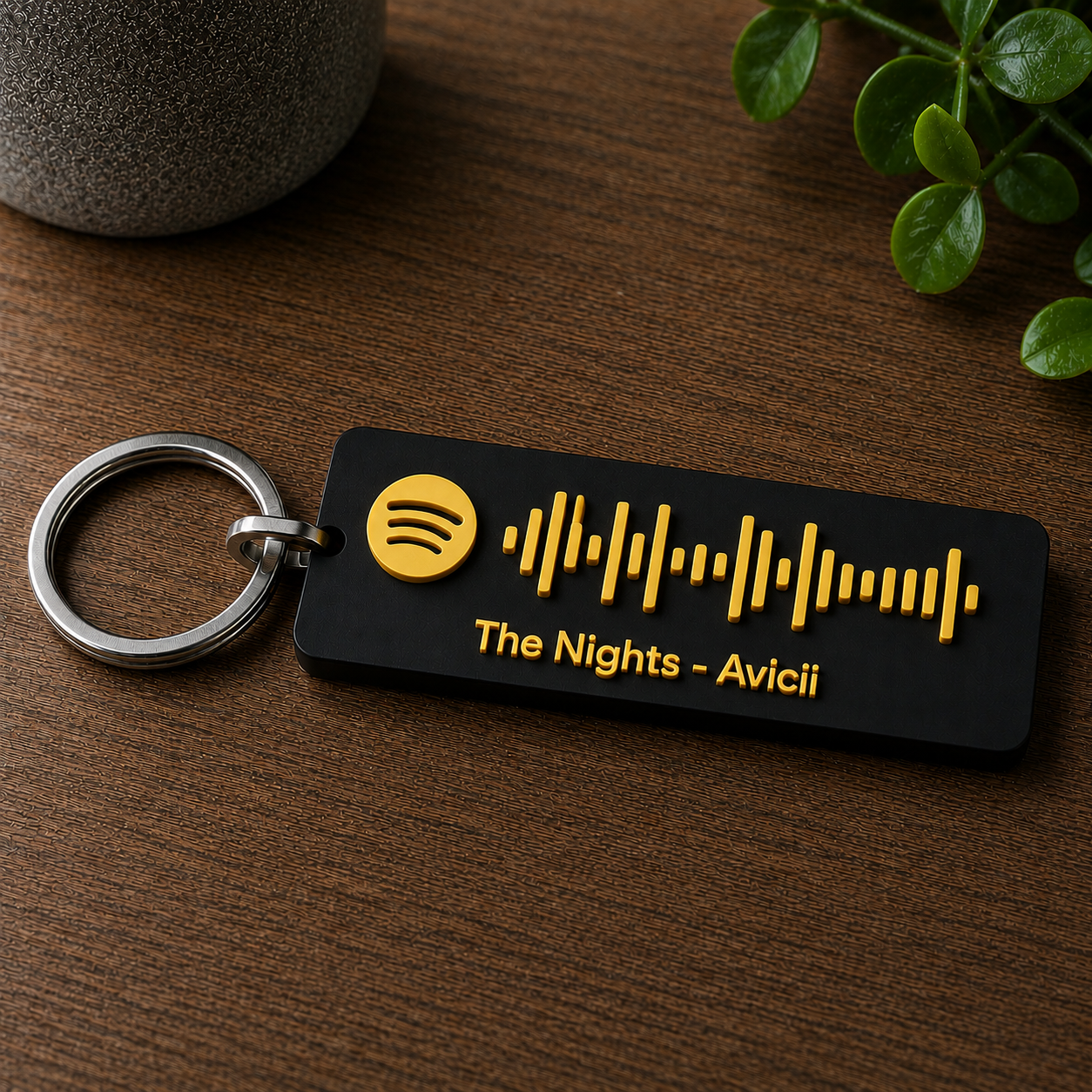 Portachiavi 3D con Spotify Code