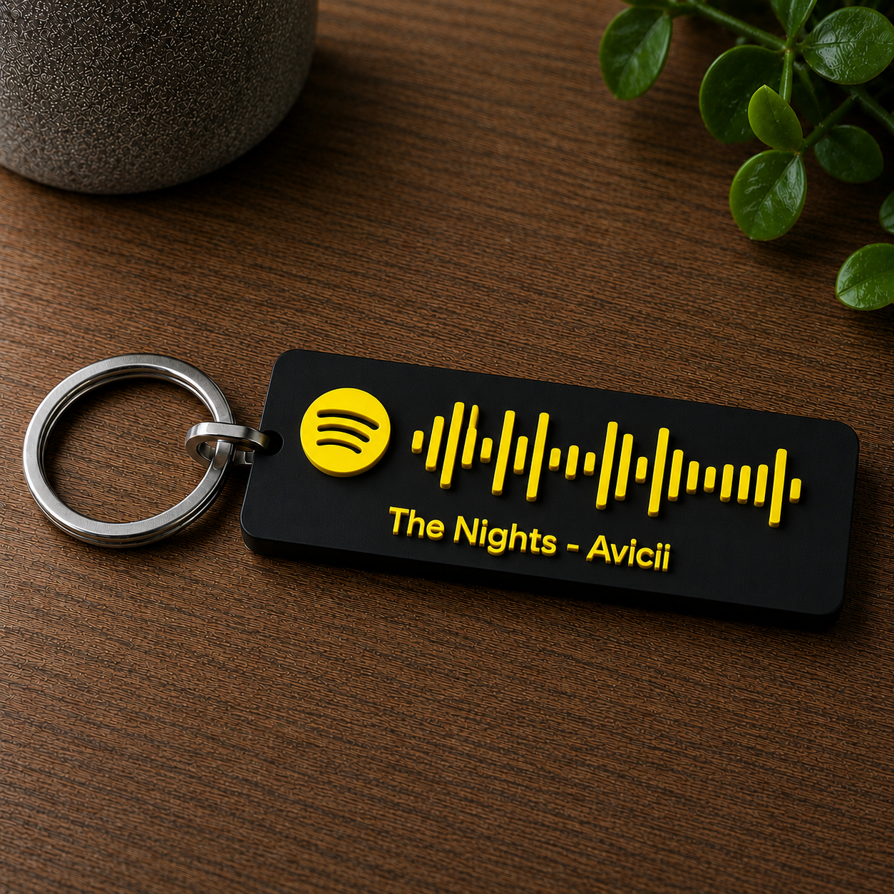 Portachiavi 3D con Spotify Code